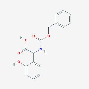 2-Hydroxy-I+/--[[(phenylmethoxy)carbonyl]amino]benzeneacetic acid