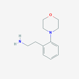 molecular formula C12H18N2O B13561914 2-(2-Morpholinophenyl)ethan-1-amine 