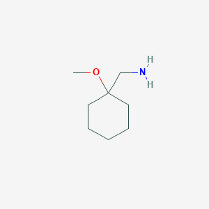 molecular formula C8H17NO B1356196 (1-甲氧基环己基)甲胺 CAS No. 90886-41-2