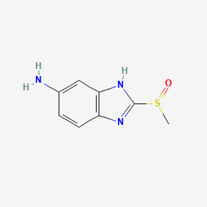 2-(Methylsulfinyl)-1h-benzo[d]imidazol-6-amine