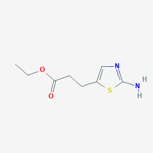 Ethyl 3-(2-aminothiazol-5-yl)propanoate