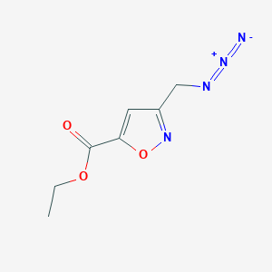 Ethyl 3-(azidomethyl)-1,2-oxazole-5-carboxylate