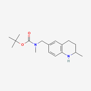 tert-butylN-methyl-N-[(2-methyl-1,2,3,4-tetrahydroquinolin-6-yl)methyl]carbamate