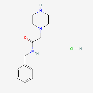B1356210 N-benzyl-2-(piperazin-1-yl)acetamide hydrochloride CAS No. 850415-38-2