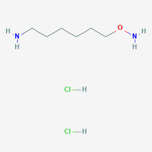 molecular formula C6H18Cl2N2O B13562142 O-(6-aminohexyl)hydroxylaminedihydrochloride 