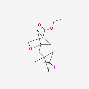 Ethyl 1-((3-iodobicyclo[1.1.1]pentan-1-yl)methyl)-2-oxabicyclo[2.1.1]hexane-4-carboxylate