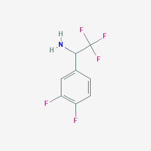 1-(3,4-Difluoro-phenyl)-2,2,2-trifluoro-ethylamine