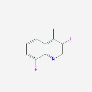 8-Fluoro-3-iodo-4-methylquinoline