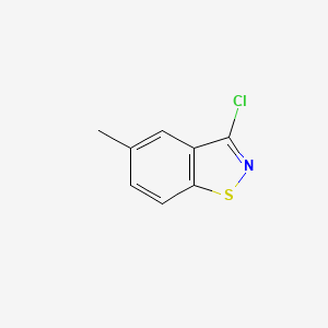 3-Chloro-5-methyl-1,2-benzothiazole