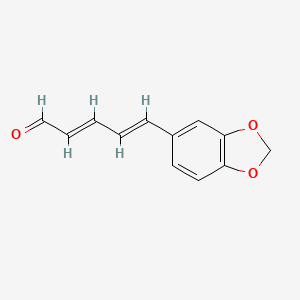 (2E,4E)-5-(3,4-Methylenedioxyphenyl)penta-2,4-dienal