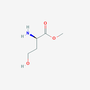 molecular formula C5H11NO3 B13562257 Methyl D-homoserinate 