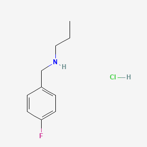 molecular formula C10H15ClFN B1356230 N-(4-Fluorobenzyl)-1-propanamine hydrochloride CAS No. 444326-46-9