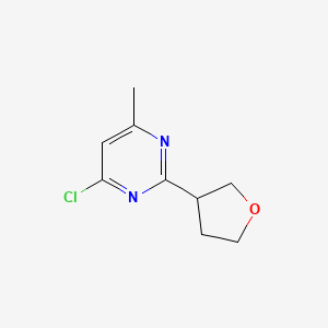 4-Chloro-6-methyl-2-(oxolan-3-yl)pyrimidine