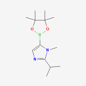 2-Isopropyl-1-methyl-5-(4,4,5,5-tetramethyl-1,3,2-dioxaborolan-2-yl)-1H-imidazole