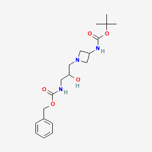 [1-(3-Benzyloxycarbonylamino-2-hydroxy-propyl)-azetidin-3-yl]-carbamic acid tert-butyl ester