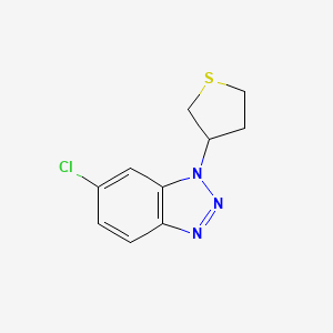 6-chloro-1-(thiolan-3-yl)-1H-1,2,3-benzotriazole