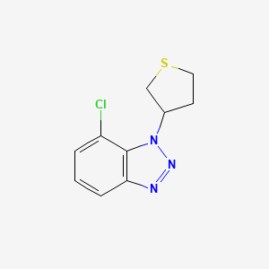 7-chloro-1-(thiolan-3-yl)-1H-1,2,3-benzotriazole