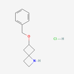 6-(Benzyloxy)-1-azaspiro[3.3]heptanehydrochloride