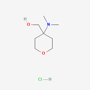 [4-(Dimethylamino)oxan-4-yl]methanolhydrochloride