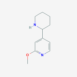 2-Methoxy-4-(piperidin-2-yl)pyridine