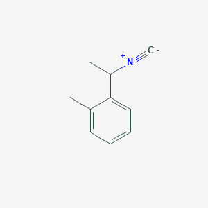 molecular formula C10H11N B13562364 1-(1-Isocyanoethyl)-2-methylbenzene CAS No. 1041635-05-5