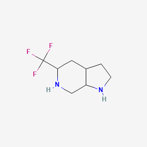 5-(Trifluoromethyl)octahydro-1H-pyrrolo[2,3-c]pyridine