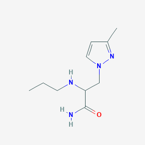 3-(3-Methyl-1h-pyrazol-1-yl)-2-(propylamino)propanamide