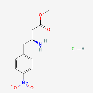 methyl(3S)-3-amino-4-(4-nitrophenyl)butanoatehydrochloride