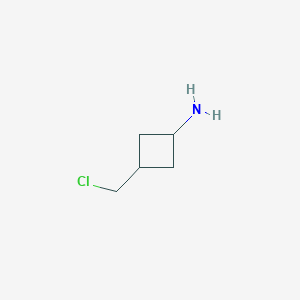 3-(Chloromethyl)cyclobutan-1-amine