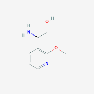 (S)-2-Amino-2-(2-methoxypyridin-3-yl)ethan-1-ol