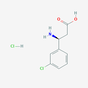 (3S)-3-amino-3-(3-chlorophenyl)propanoicacidhydrochloride