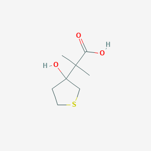 2-(3-Hydroxytetrahydrothiophen-3-yl)-2-methylpropanoic acid