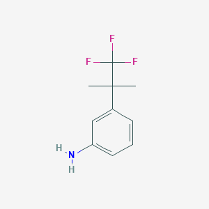 3-(1,1,1-Trifluoro-2-methylpropan-2-yl)aniline