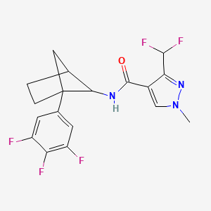 3-(difluoromethyl)-1-methyl-N-[1-(3,4,5-trifluorophenyl)bicyclo[2.1.1]hexan-5-yl]-1H-pyrazole-4-carboxamide