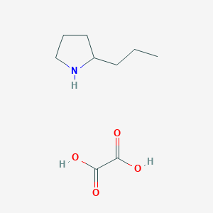 molecular formula C9H17NO4 B1356261 2-Propylpyrrolidine oxalate 