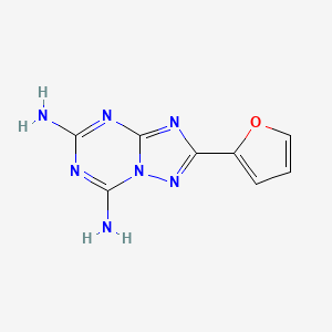 2-(Furan-2-yl)-[1,2,4]triazolo[1,5-a][1,3,5]triazine-5,7-diamine