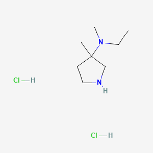 N-ethyl-N,3-dimethylpyrrolidin-3-amine dihydrochloride