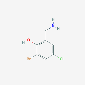 2-(Aminomethyl)-6-bromo-4-chlorophenol