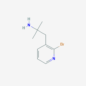 1-(2-Bromopyridin-3-yl)-2-methylpropan-2-amine