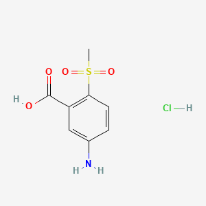 5-Amino-2-methanesulfonylbenzoic acid hydrochloride