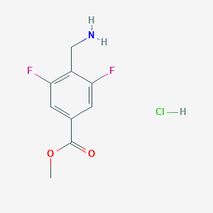 Methyl4-(aminomethyl)-3,5-difluorobenzoatehydrochloride