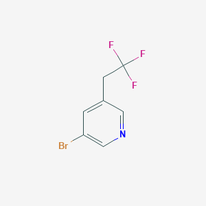 3-Bromo-5-(2,2,2-trifluoroethyl)pyridine