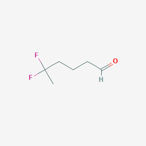 5,5-Difluorohexanal