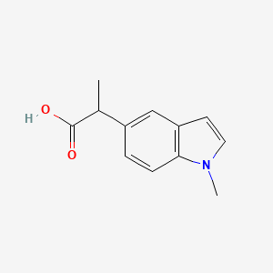 2-(1-methyl-1H-indol-5-yl)propanoic acid