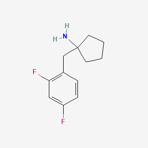 1-(2,4-Difluorobenzyl)cyclopentan-1-amine