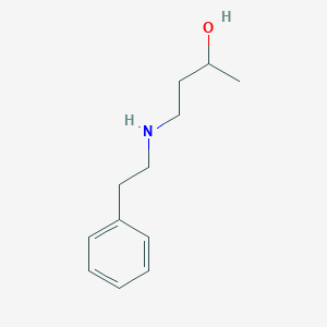 molecular formula C12H19NO B13562817 4-(Phenethylamino)butan-2-ol 