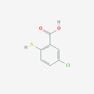 molecular formula C7H5ClO2S B1356285 5-Chloro-2-mercaptobenzoic acid CAS No. 20324-50-9