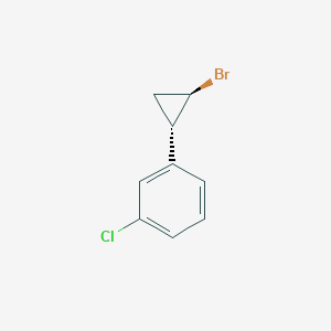 Rel-1-((1R,2S)-2-bromocyclopropyl)-3-chlorobenzene