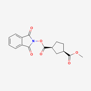 1-(1,3-Dioxoisoindolin-2-YL) 3-methyl cis-cyclopentane-1,3-dicarboxylate