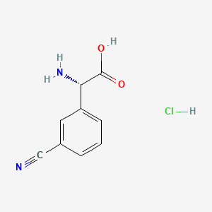 (s)-2-Amino-2-(3-cyanophenyl)acetic acid hydrochloride